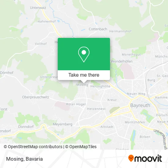 Карта Mosing