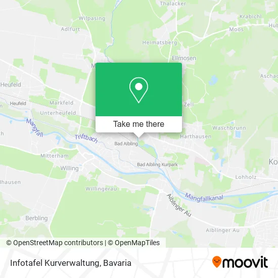 Карта Infotafel Kurverwaltung