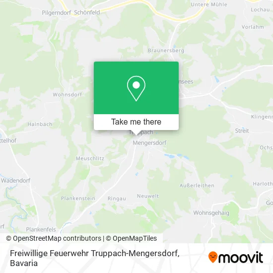 Карта Freiwillige Feuerwehr Truppach-Mengersdorf
