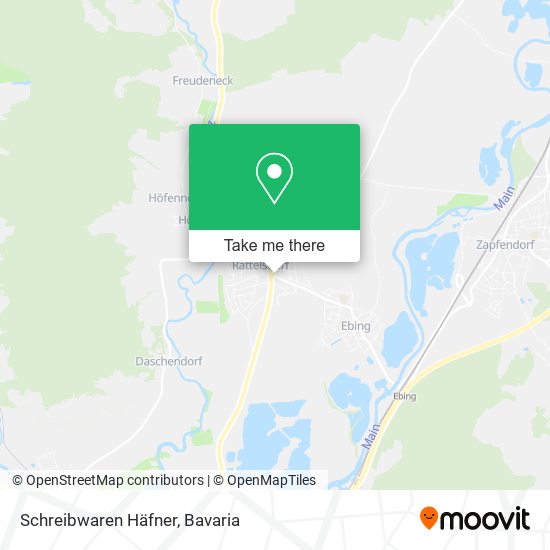 Schreibwaren Häfner map
