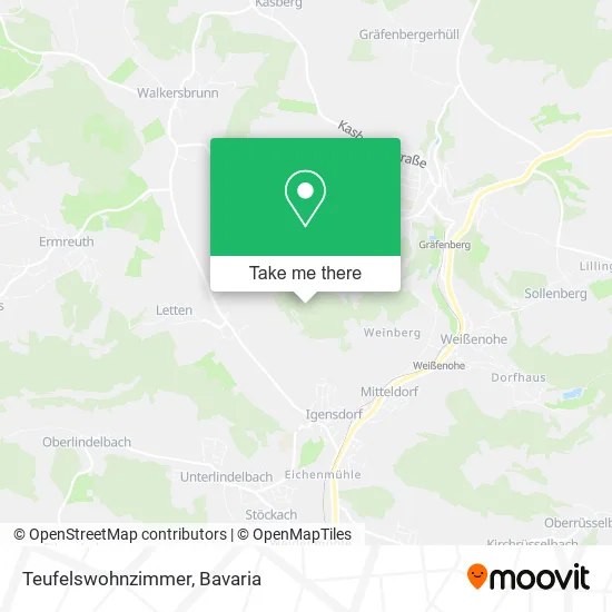 Карта Teufelswohnzimmer
