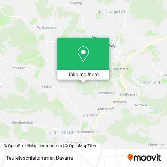 Карта Teufelsschlafzimmer