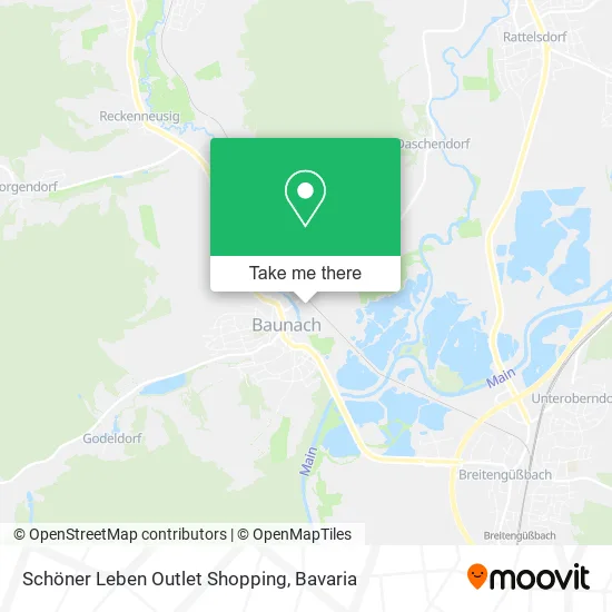 Карта Schöner Leben Outlet Shopping