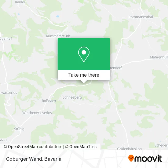 Карта Coburger Wand