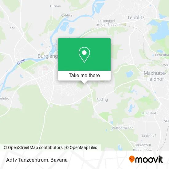 Карта Adtv Tanzcentrum