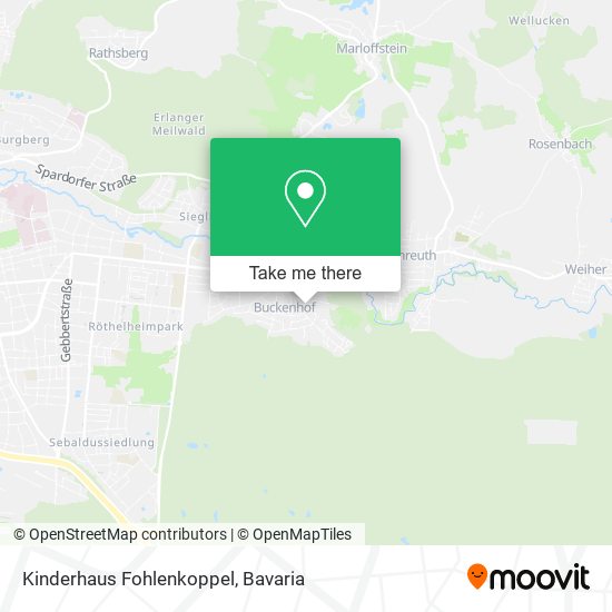Kinderhaus Fohlenkoppel map