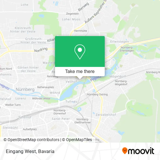 Карта Eingang West