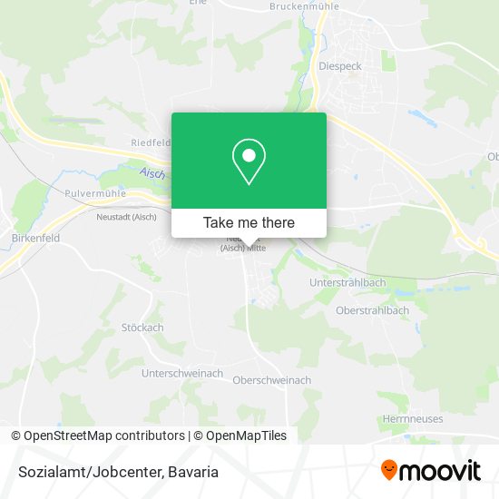 Sozialamt/Jobcenter map