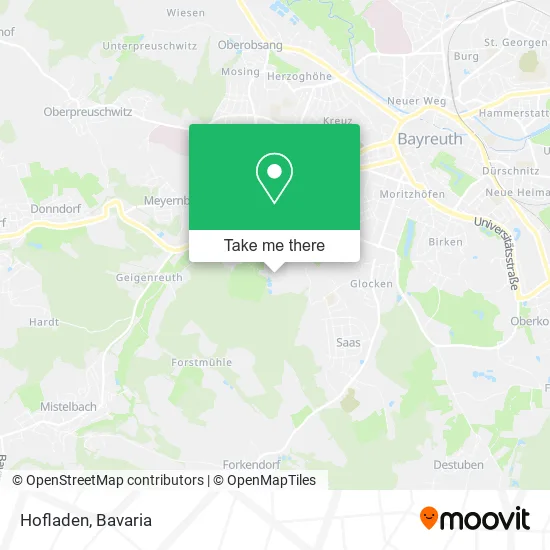 Карта Hofladen