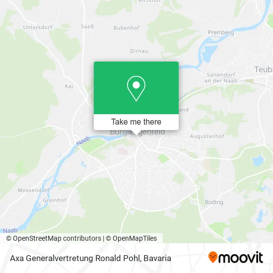 Карта Axa Generalvertretung Ronald Pohl