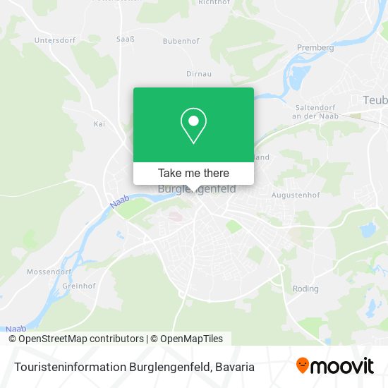 Touristeninformation Burglengenfeld map