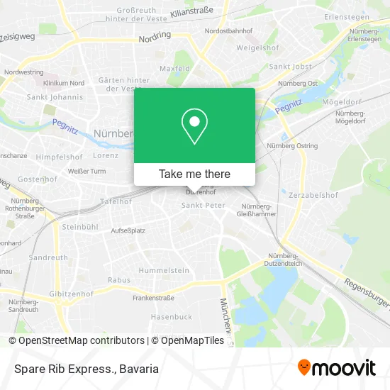 Карта Spare Rib Express.