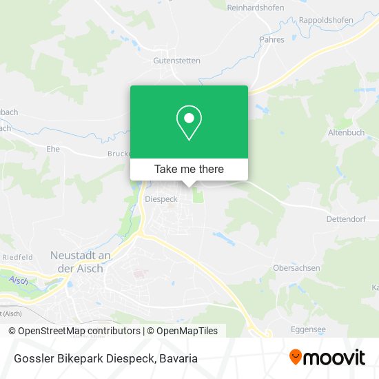 Gossler Bikepark Diespeck map