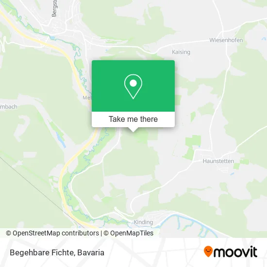 Карта Begehbare Fichte