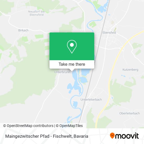 Maingezwitscher Pfad - Fischwelt map