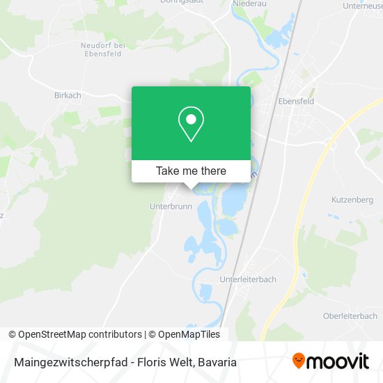 Maingezwitscherpfad - Floris Welt map