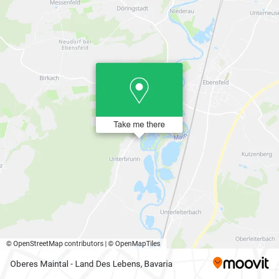 Oberes Maintal - Land Des Lebens map