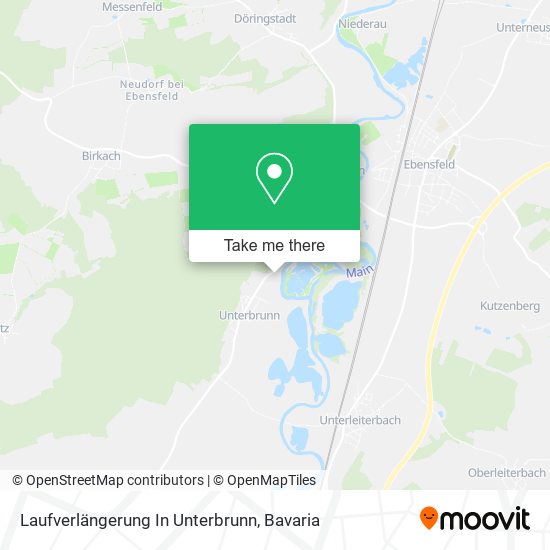 Laufverlängerung In Unterbrunn map