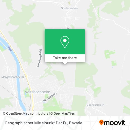 Карта Geographischer Mittelpunkt Der Eu