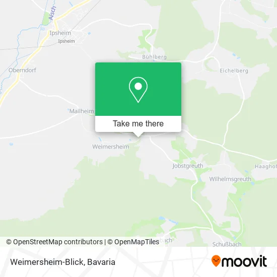 Карта Weimersheim-Blick