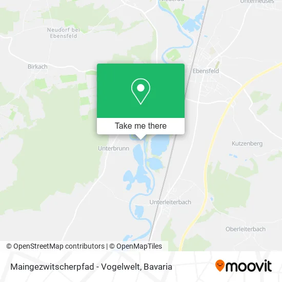 Карта Maingezwitscherpfad - Vogelwelt