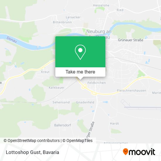 Lottoshop Gust map