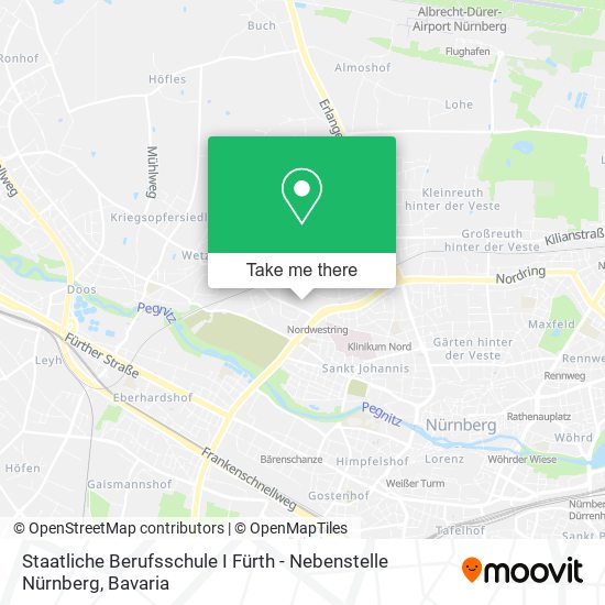 Staatliche Berufsschule I Fürth - Nebenstelle Nürnberg map
