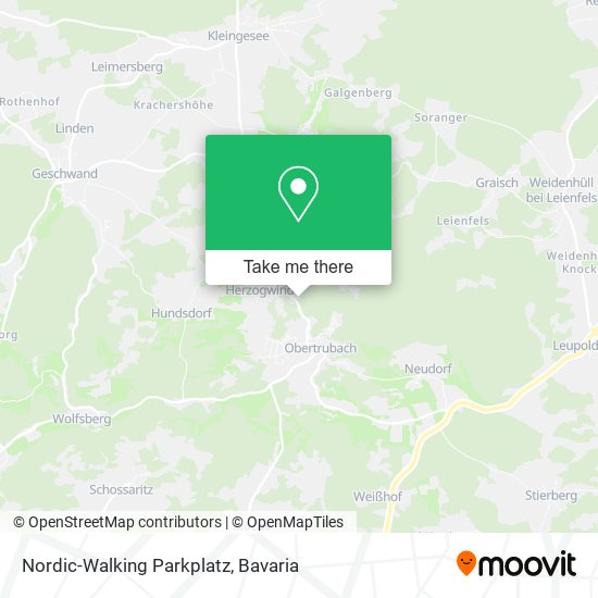 Карта Nordic-Walking Parkplatz