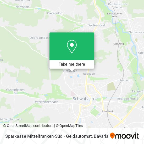 Sparkasse Mittelfranken-Süd - Geldautomat map