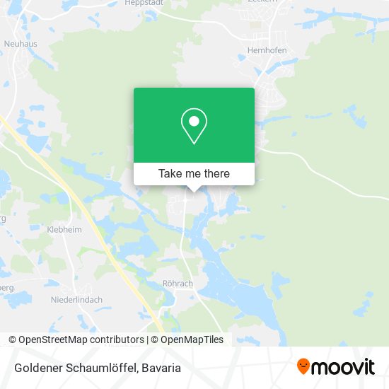 Goldener Schaumlöffel map