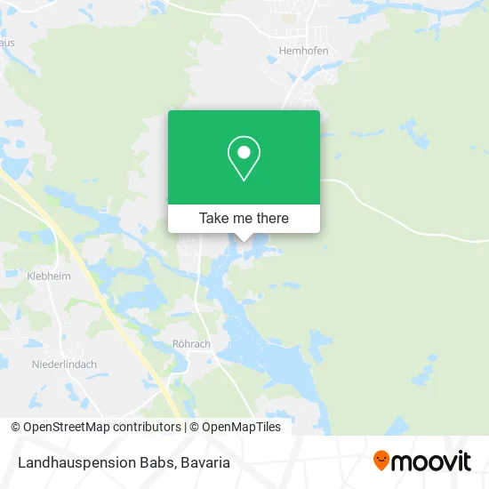 Карта Landhauspension Babs