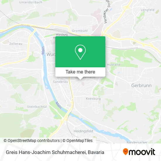 Карта Greis Hans-Joachim Schuhmacherei