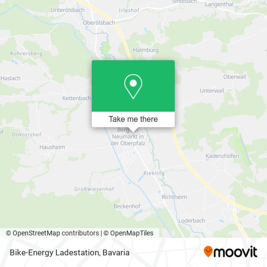 Bike-Energy Ladestation map