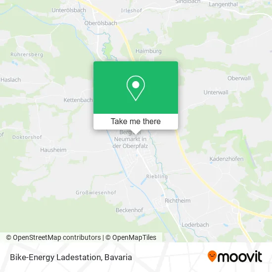 Карта Bike-Energy Ladestation