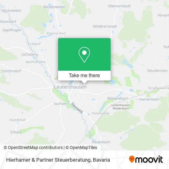 Карта Hierhamer & Partner Steuerberatung