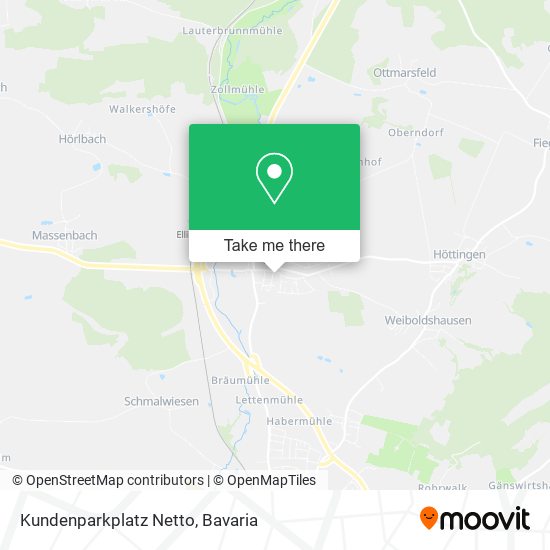 Карта Kundenparkplatz Netto