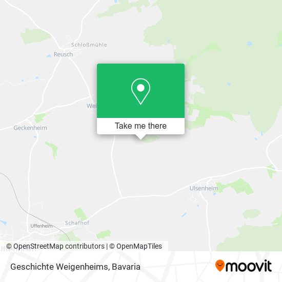 Geschichte Weigenheims map