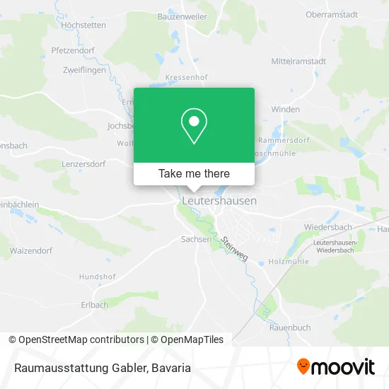 Карта Raumausstattung Gabler