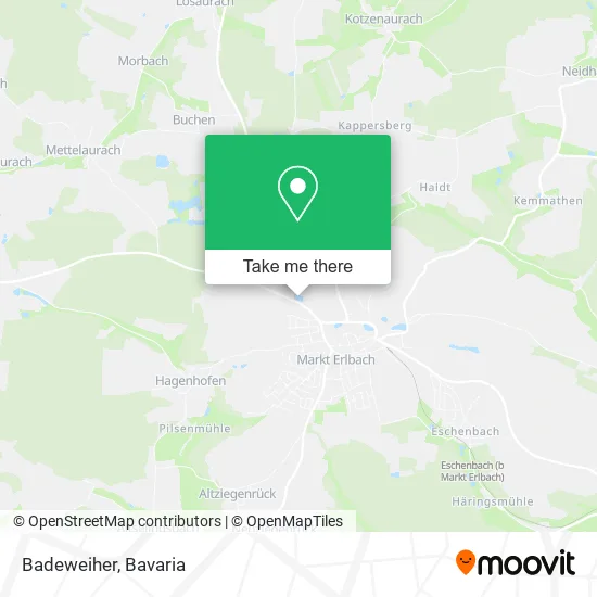 Карта Badeweiher