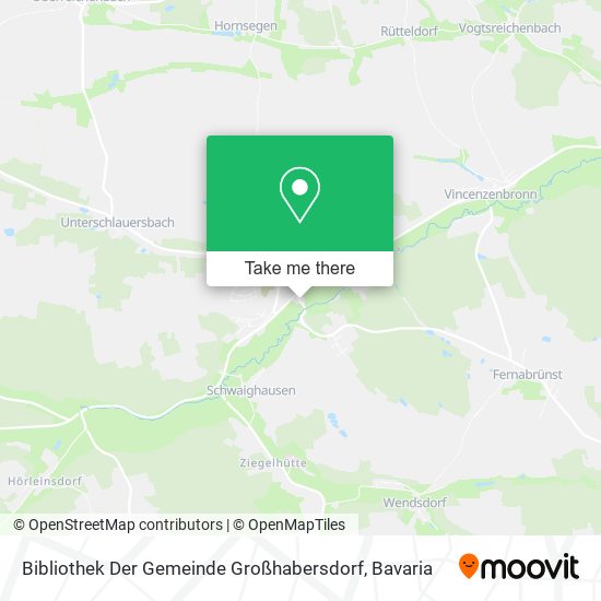 Bibliothek Der Gemeinde Großhabersdorf map