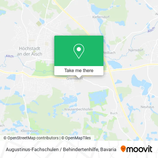 Карта Augustinus-Fachschulen / Behindertenhilfe