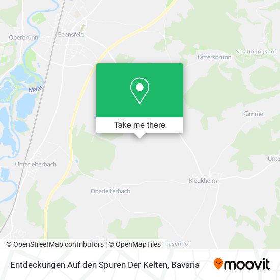 Entdeckungen Auf den Spuren Der Kelten map