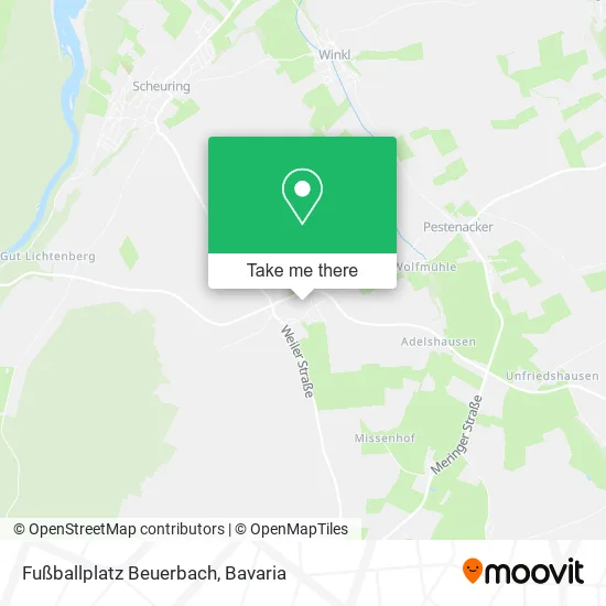 Карта Fußballplatz Beuerbach