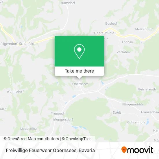 Карта Freiwillige Feuerwehr Obernsees