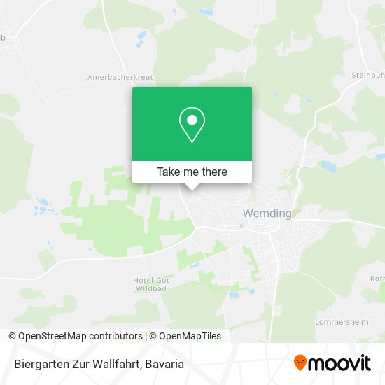 Biergarten Zur Wallfahrt map