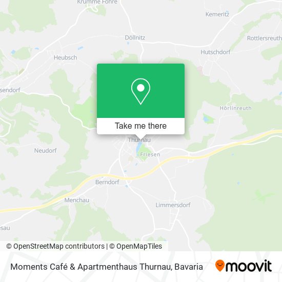 Moments Café & Apartmenthaus Thurnau map