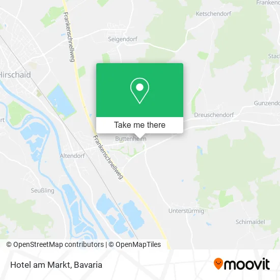 Карта Hotel am Markt