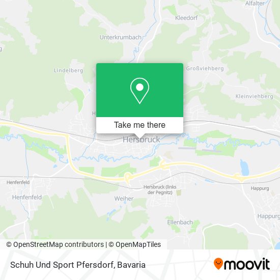 Карта Schuh Und Sport Pfersdorf