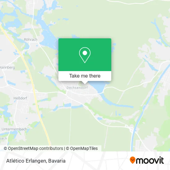 Карта Atlético Erlangen