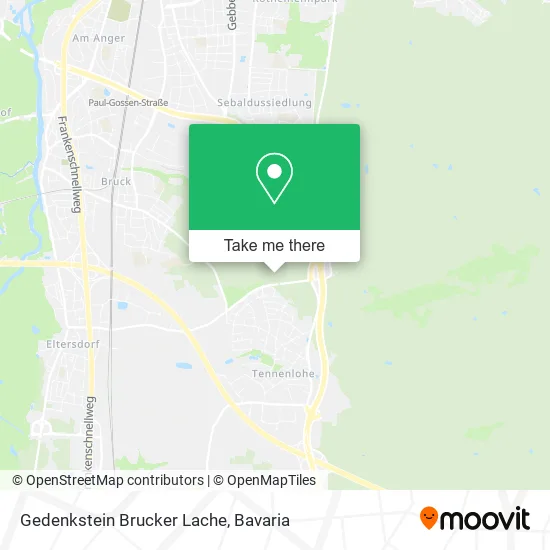 Карта Gedenkstein Brucker Lache